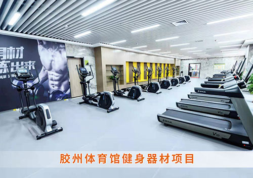 ​江南JNSport体育体育为胶州体育馆打造的健身房